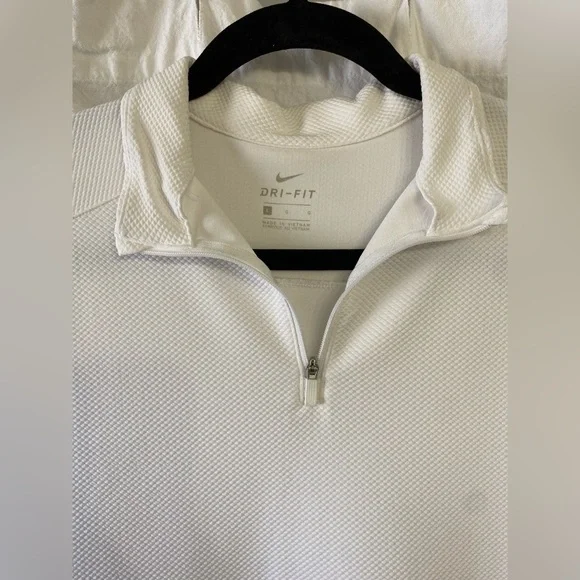 Nike Dri-Fit 1/4 Zip - L white - Picture 4 of 6